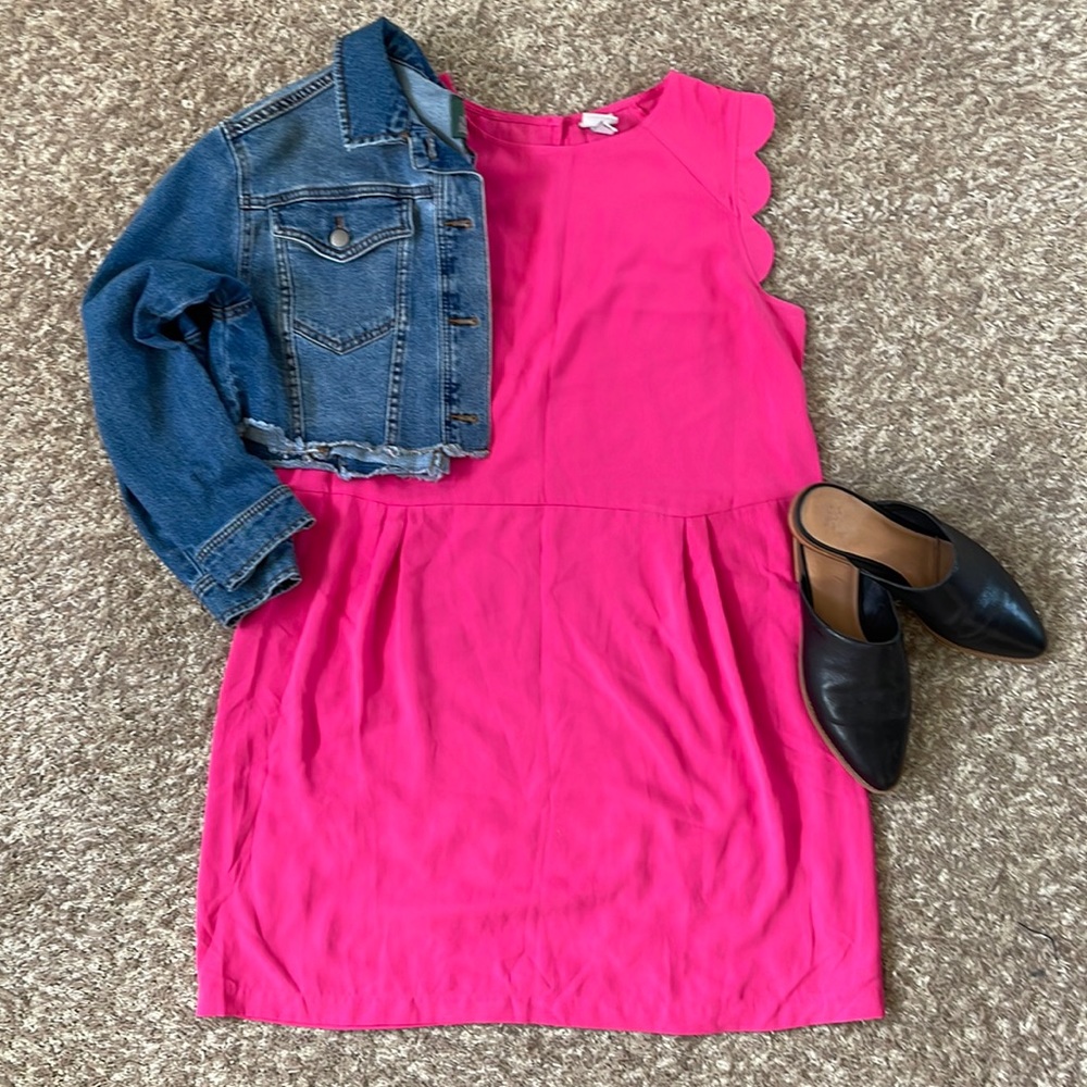 Hot Pink And Wednesday Mini Dress